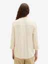Tom Tailor Tom Tailor Beige gestreiftes Damenhemd