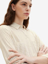 Tom Tailor Tom Tailor Beige gestreiftes Damenhemd
