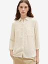 Tom Tailor Tom Tailor Beige gestreiftes Damenhemd