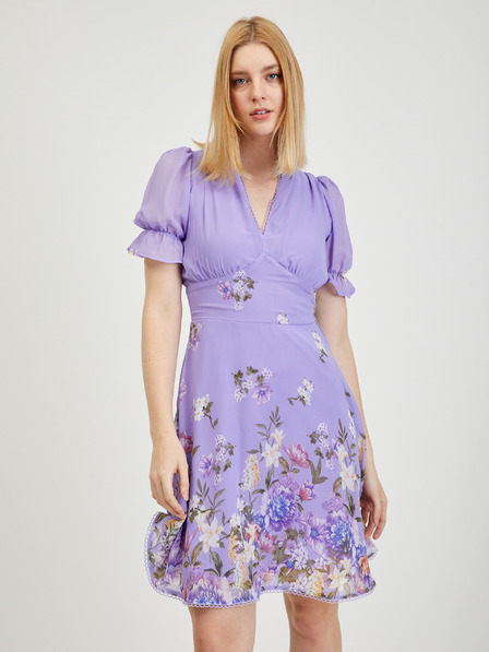 Orsay Hellviolettes Damen Blumen Kleid von ORSAY