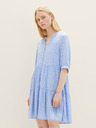 Tom Tailor Denim Tom Tailor Denim Weißes und blaues geblümtes Kleid für Damen