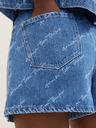 Tom Tailor Denim Blaue gemusterte Denim-Shorts für Damen Tom Tailor Denim
