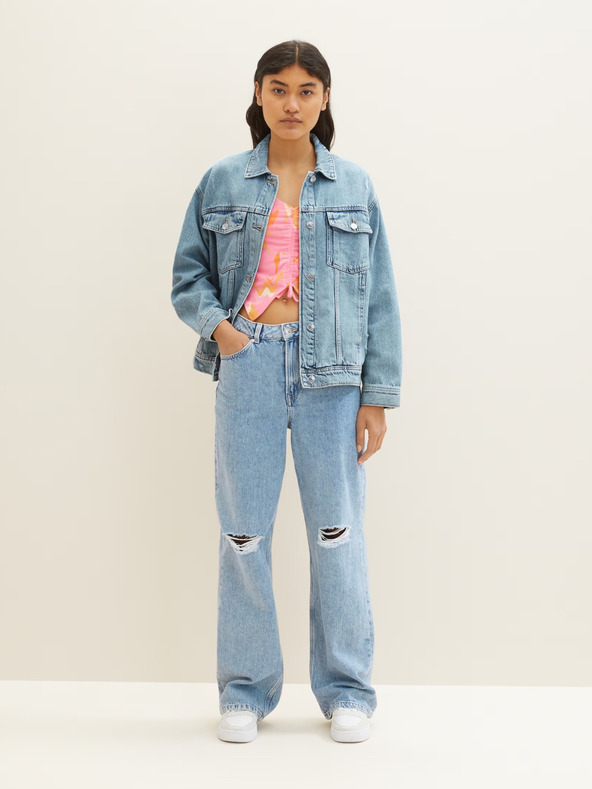 Tom Tailor Denim Hellblaue Damenjeans mit weiter Passform Tom Tailor Denim