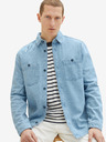 Tom Tailor Hellblaues Herren-Denim-Top-Hemd Tom Tailor