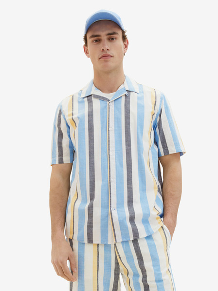 Tom Tailor Weiß-blau gestreiftes Herrenhemd von Tom Tailor