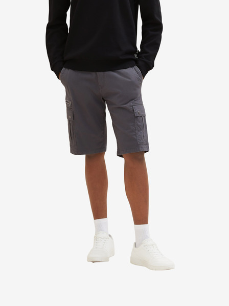 Tom Tailor Dunkelgraue Tom Tailor Herrenshorts mit Taschen