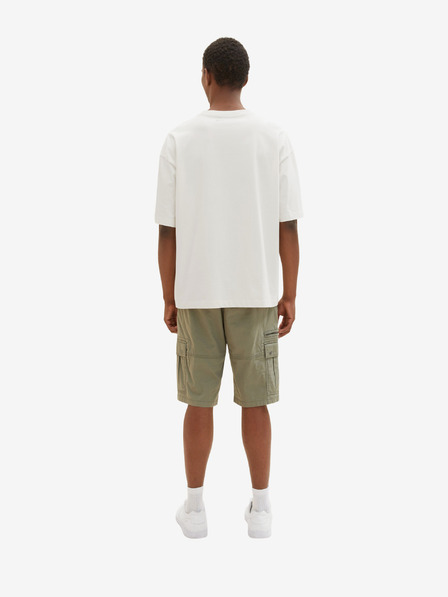 Tom Tailor Khakifarbene Herrenshorts mit Taschen Tom Tailor