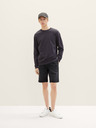 Tom Tailor Denim Schwarze Herren Denim Shorts Tom Tailor Denim