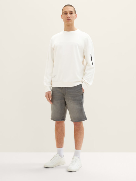 Tom Tailor Denim Graue Herren Denim Shorts Tom Tailor Denim