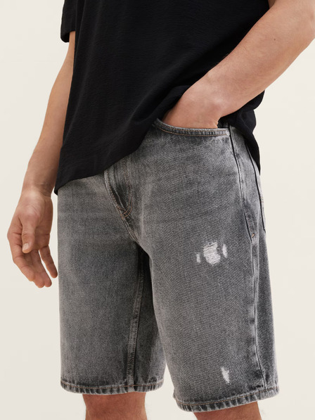 Tom Tailor Denim Graue Herren Denim Shorts Tom Tailor Denim