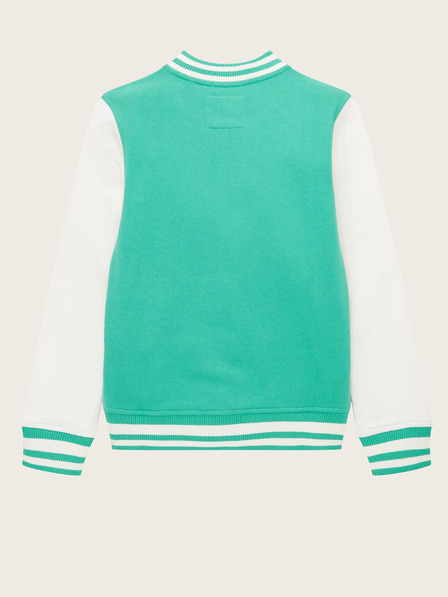 Tom Tailor Tom Tailor weiß-grünes Sweatshirt für Jungen
