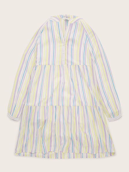 Tom Tailor Lila und weiß gestreiftes Tom Tailor Mädchenkleid