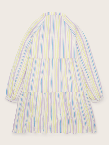 Tom Tailor Lila und weiß gestreiftes Tom Tailor Mädchenkleid