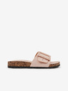 Orsay Hellrosa Damen-Flip-Flops aus Wildleder ORSAY