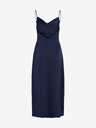 Vila Dunkelblaues Damen Satin Maxikleid VILA Ravenna