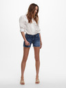 ONLY Dunkelblaue Damen-Denim-Shorts ONLY Blush