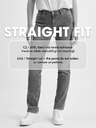 Diesel Dunkelgraue Straight Fit Jeans für Damen von Diesel