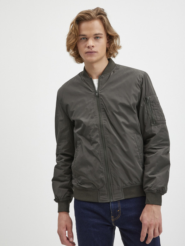 ONLY & SONS Dunkelgrüner ONLY & SONS Joshua-Bomber für Herren