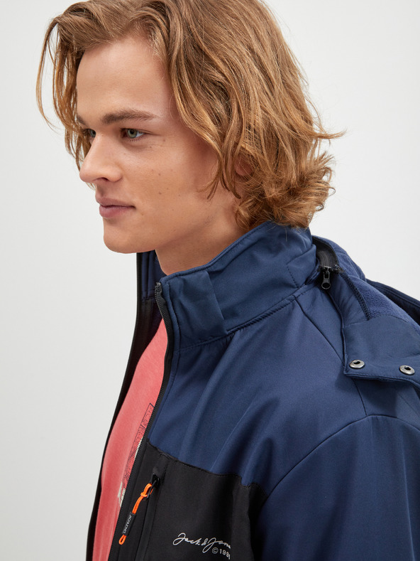 Jack & Jones Dunkelblaue leichte Herren-Kapuzenjacke Jack & Jones Tyson