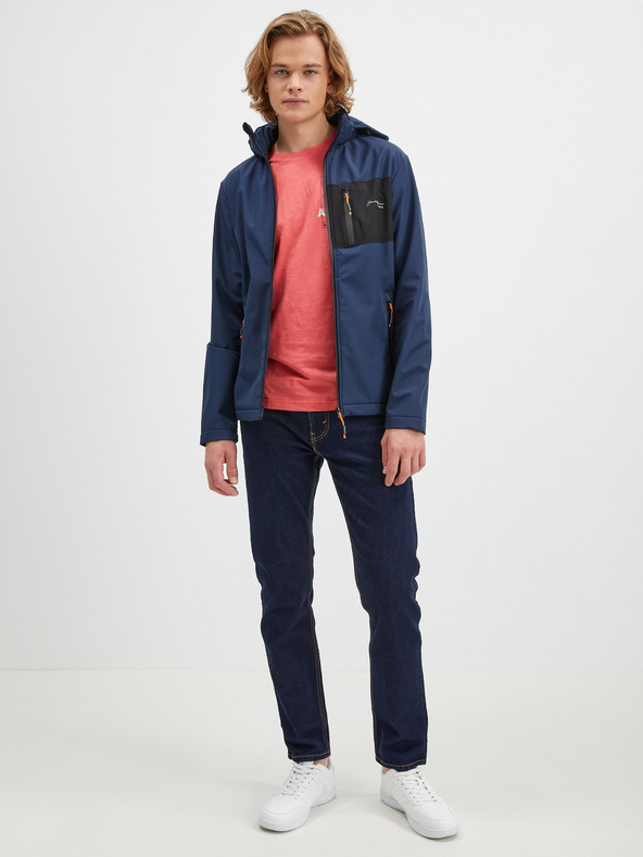 Jack & Jones Dunkelblaue leichte Herren-Kapuzenjacke Jack & Jones Tyson
