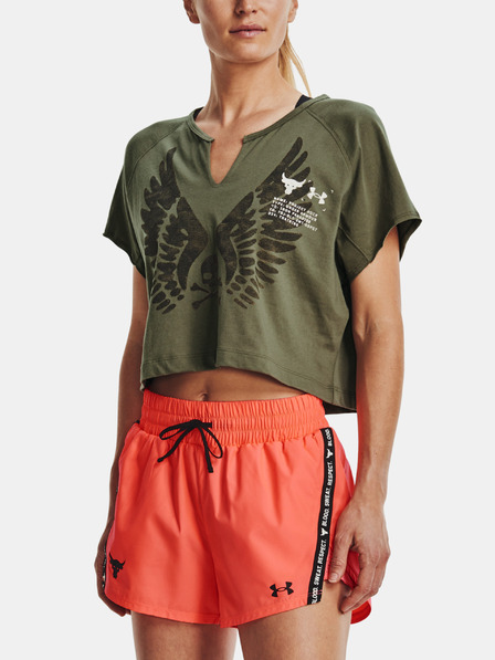 Under Armour Damen-T-Shirt Under Armour UA Projct Rock Wings SSV