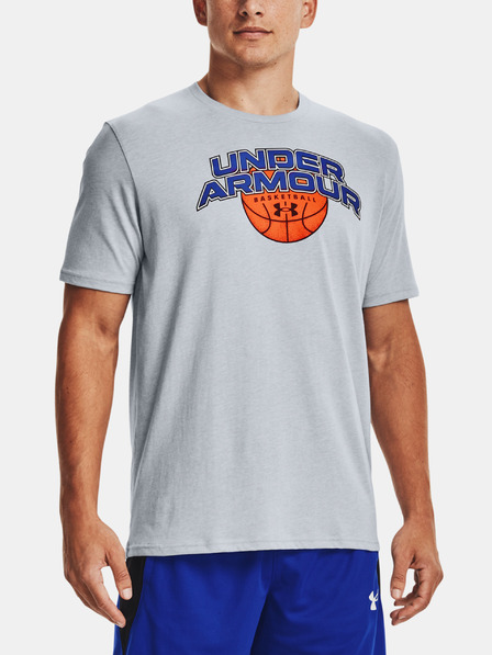 Under Armour Herren-T-Shirt Under Armour UA BBALL BRANDED WRDMRK SS