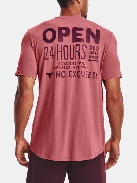Under Armour Herren-T-Shirt Under Armour UA PJT ROCK OPEN 24 HOURS SS