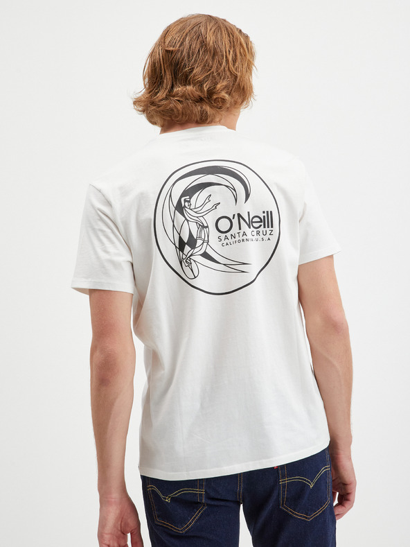 O'Neill Weißes Herren O'Neill Circle Surfer T-Shirt