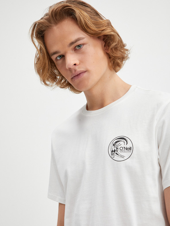 O'Neill Weißes Herren O'Neill Circle Surfer T-Shirt