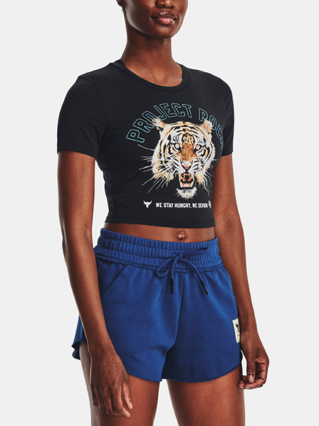 Under Armour Damen-T-Shirt Under Armour Pjt Rck Stay Hungry Crop SS