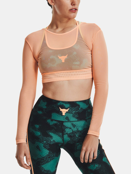 Under Armour Damen-Shirt Under Armour Pjt Rock Sheer Mesh LS