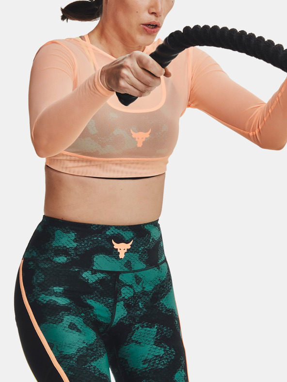 Under Armour Damen-Shirt Under Armour Pjt Rock Sheer Mesh LS