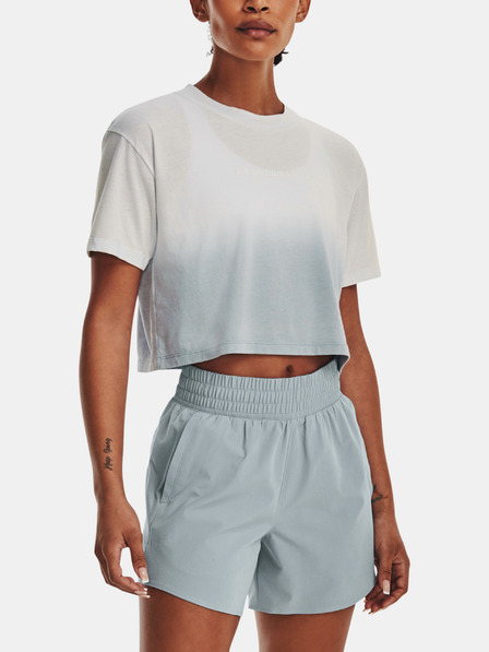 Under Armour Damen-Shirt Under Armour UA DIP DYE CROP SS