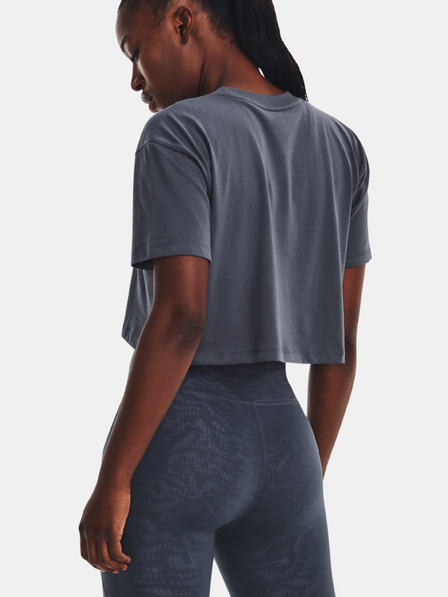 Under Armour Damen-Shirt Under Armour UA BRANDED LOGO CROP SS