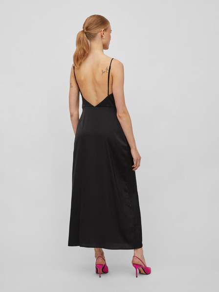 Vila Schwarzes Damen Maxikleid VILA Ravenna
