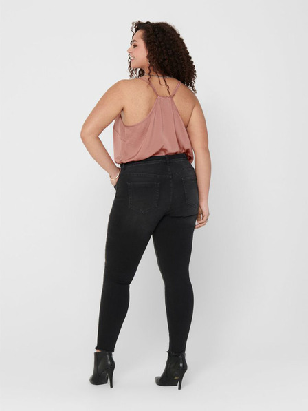 ONLY CARMAKOMA Schwarze Skinny-Fit-Jeans ONLY CARMAKOMA Willy