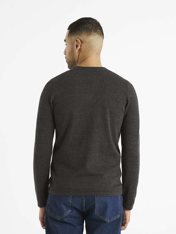 Celio Schwarzer Herrenpullover Celio Delano