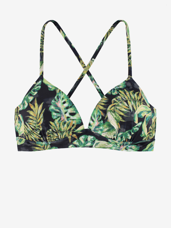 DORINA Schwarz-grün gemustertes Damen-Badeanzug-Top DORINA Kano