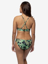 DORINA Schwarz-grün gemusterter Damen-Bikini Bottom DORINA Kano