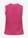 ONLY Dunkelrosa Damen-Top mit Spitze ONLY Evie