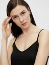 Pieces Schwarzes Damen-Top mit Spitze Pieces Sirene
