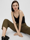 Pieces Schwarzes Damen-Top mit Spitze Pieces Sirene