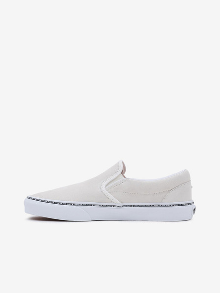Vans Cremefarbene Damen-Sneaker aus Leder VANS UA Classic Slip-On