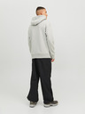 Jack & Jones Hellgrauer Jack & Jones Classic-Kapuzenpullover für Herren