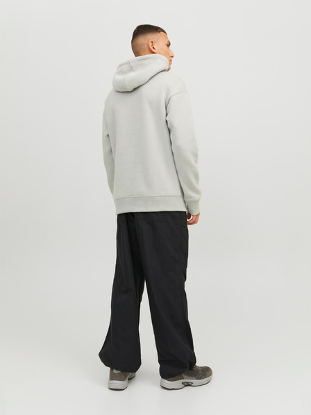 Jack & Jones Hellgrauer Jack & Jones Classic-Kapuzenpullover für Herren