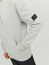 Jack & Jones Hellgrauer Jack & Jones Classic-Kapuzenpullover für Herren