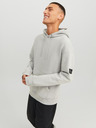 Jack & Jones Hellgrauer Jack & Jones Classic-Kapuzenpullover für Herren