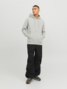 Jack & Jones Hellgrauer Jack & Jones Classic-Kapuzenpullover für Herren