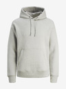 Jack & Jones Hellgrauer Jack & Jones Classic-Kapuzenpullover für Herren