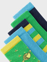 name it Set aus fünf Paar Kindersocken in Blau und Grün name it Vagn